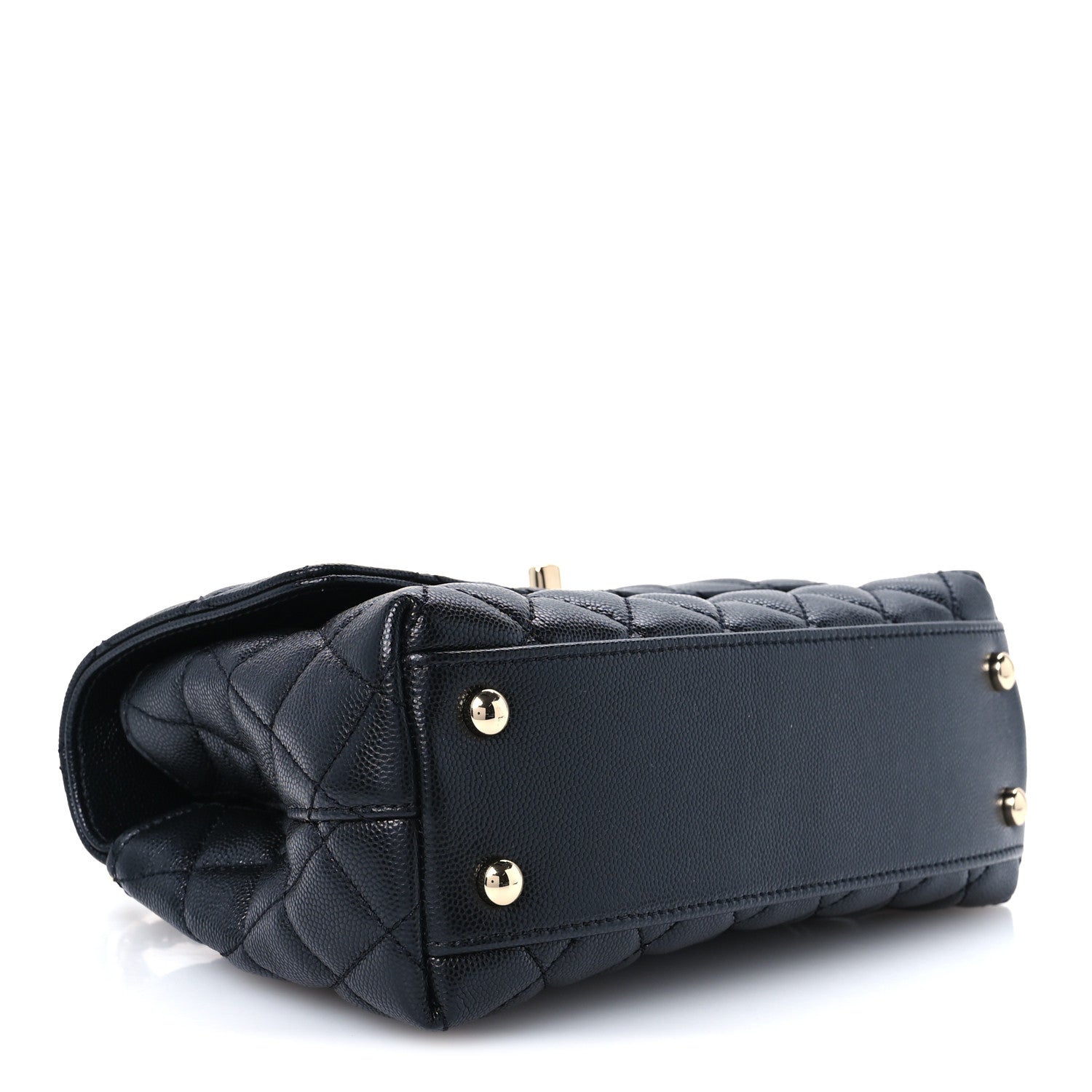 Chanel Caviar Quilted Mini Coco Handle Flap Black 3 of 11