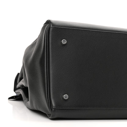 Hermes Taurillon Novillo Voyage Kelly 50 Black 8 of 9