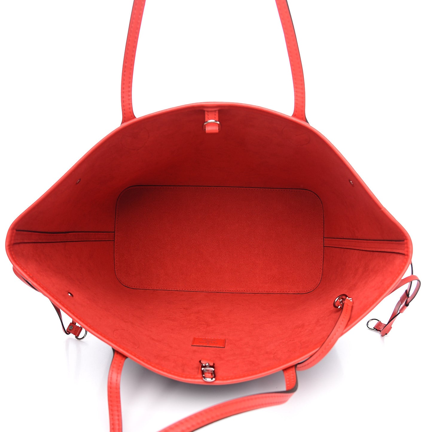Epi Neverfull MM Indigo Coquelicot