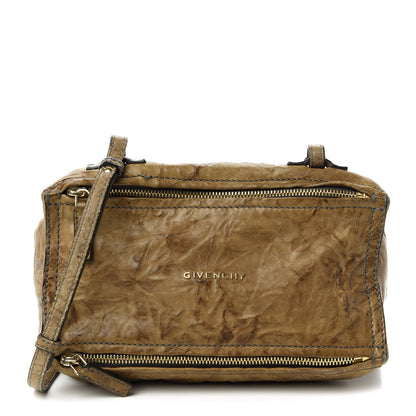 Givenchy Tumbled Sheepskin Mini Pandora Brown 1 of 10