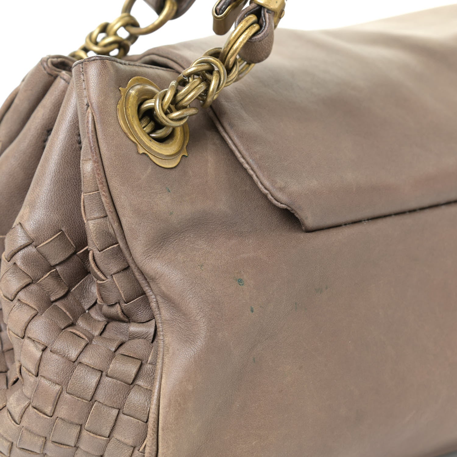 Bottega Veneta Nappa Intrecciato Napoli Shoulder Bag Pepe 16 of 20