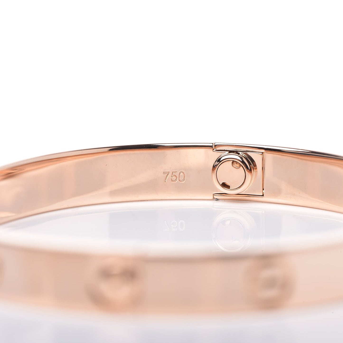 18K Pink Gold LOVE Bracelet 16