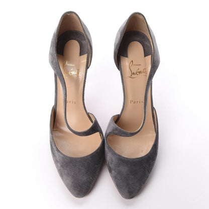 Christian Louboutin Veau Velours Catchy One 100 Pumps 38 Shadow 5 of 11
