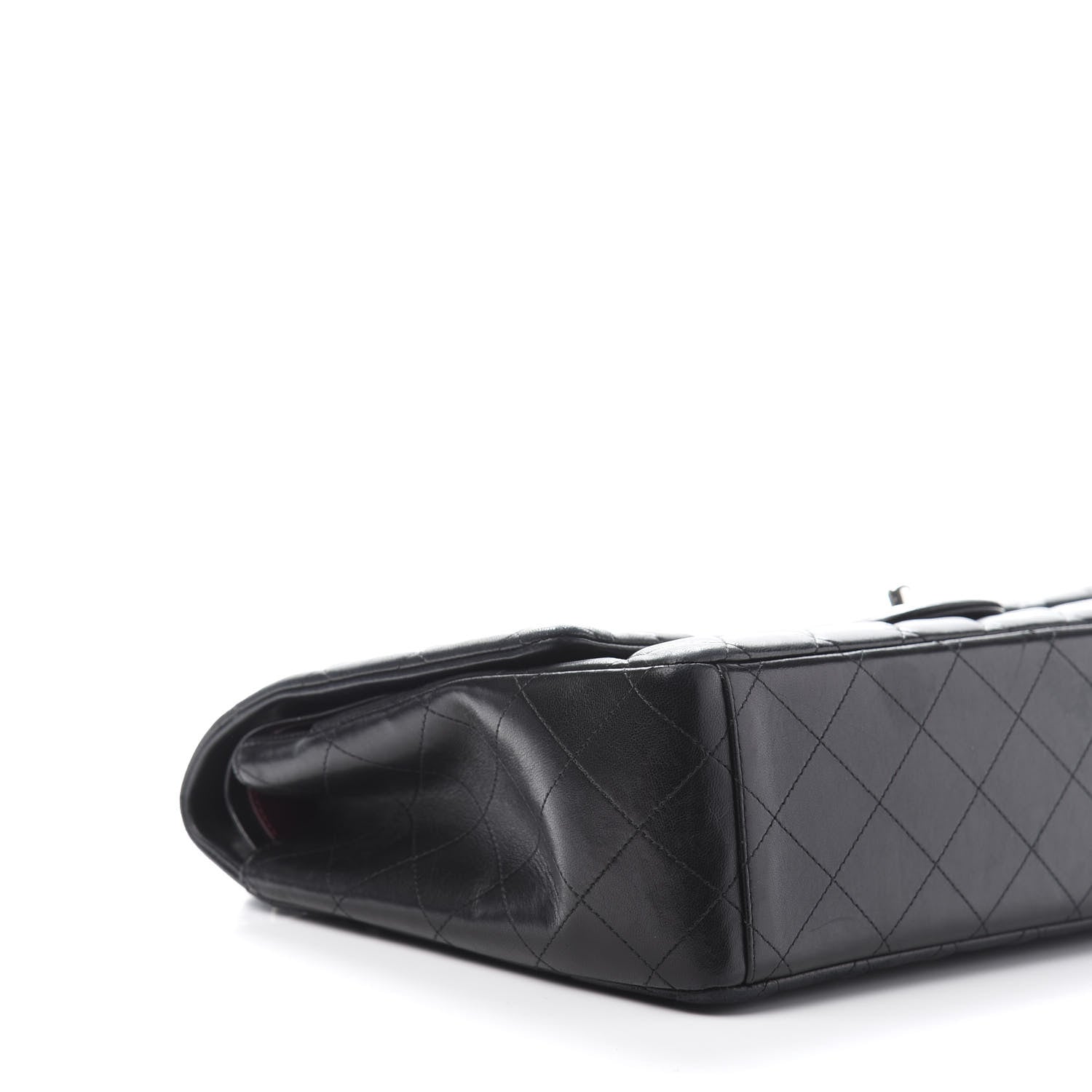 Chanel Lambskin Quilted Maxi Double Flap Black 11 of 15