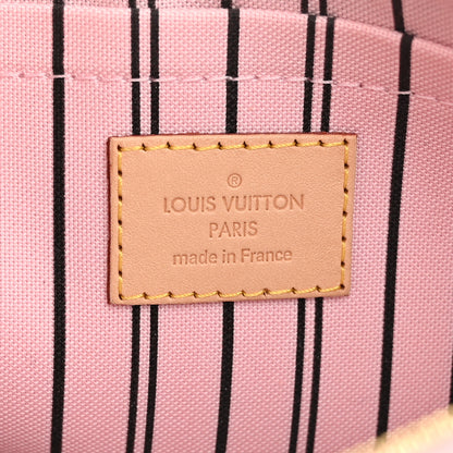 Louis Vuitton Monogram Neverfull MM GM Pochette Rose Ballerine 6 of 7