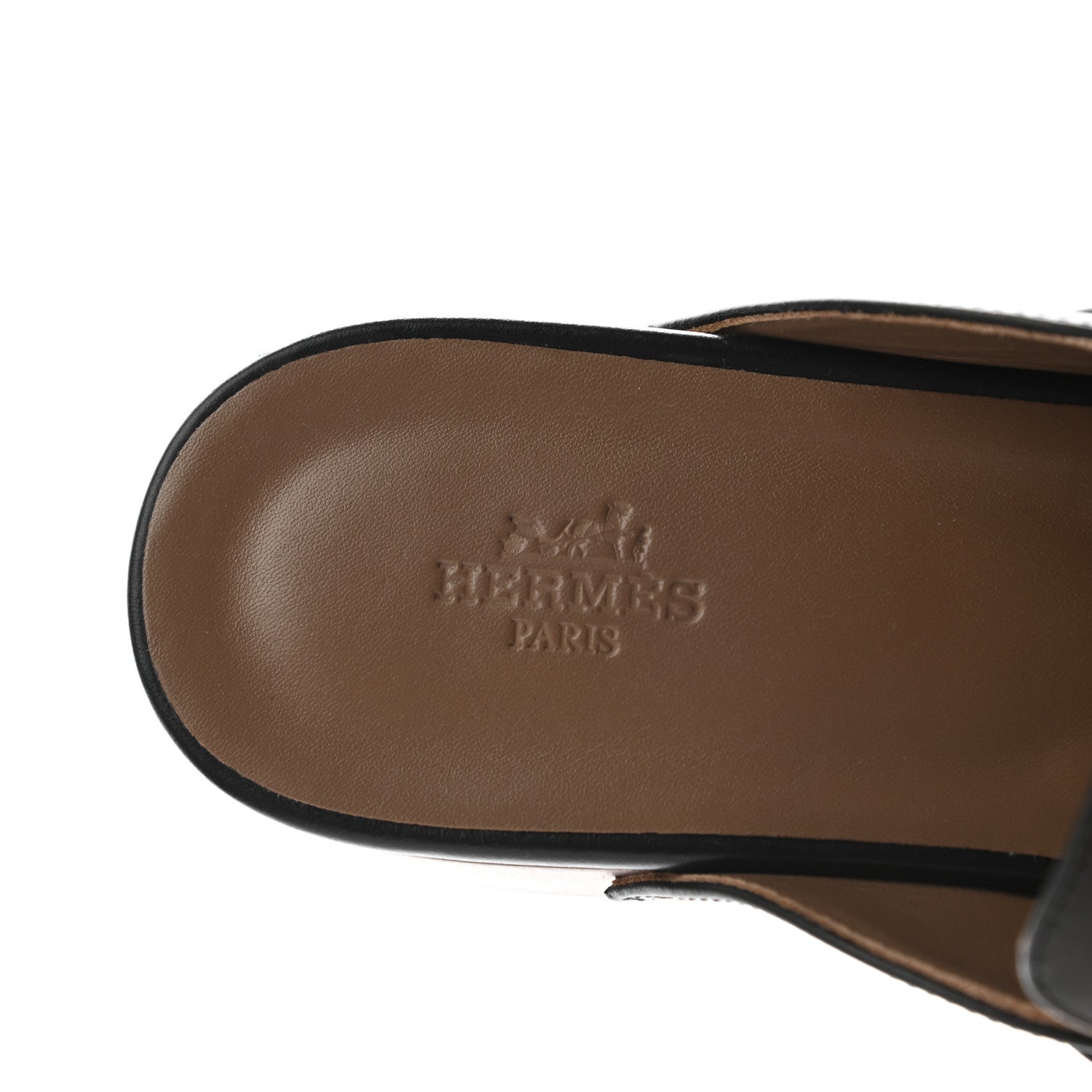 Hermes Calfskin Carlotta Mules 40 Black 7 of 7