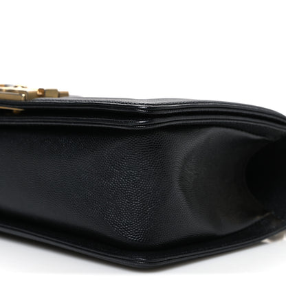 Chanel Caviar Quilted Medium Boy Flap Black 10 of 10