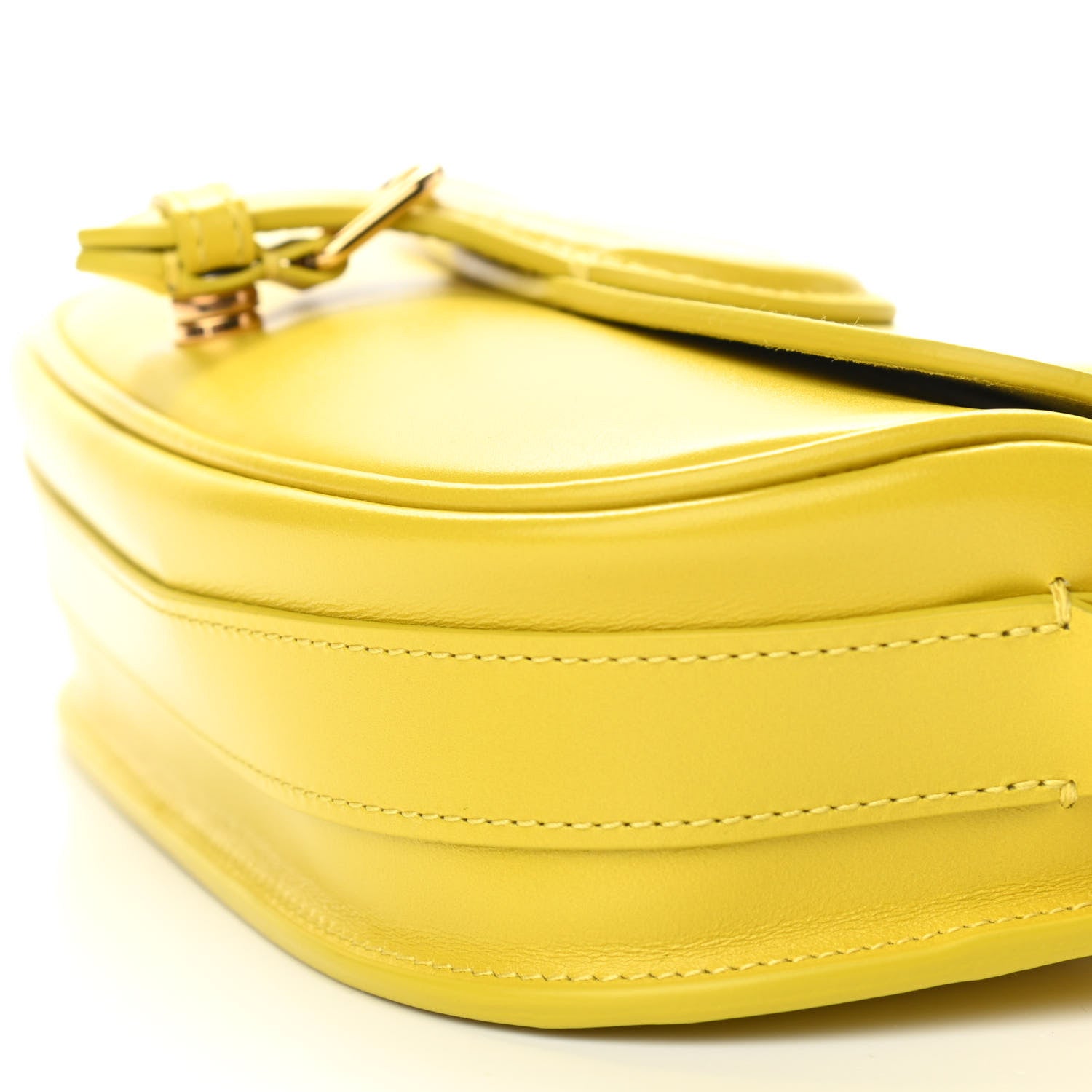 Christian Dior Box Calfskin East West Bobby Bag Mustard Yellow 9 of 9