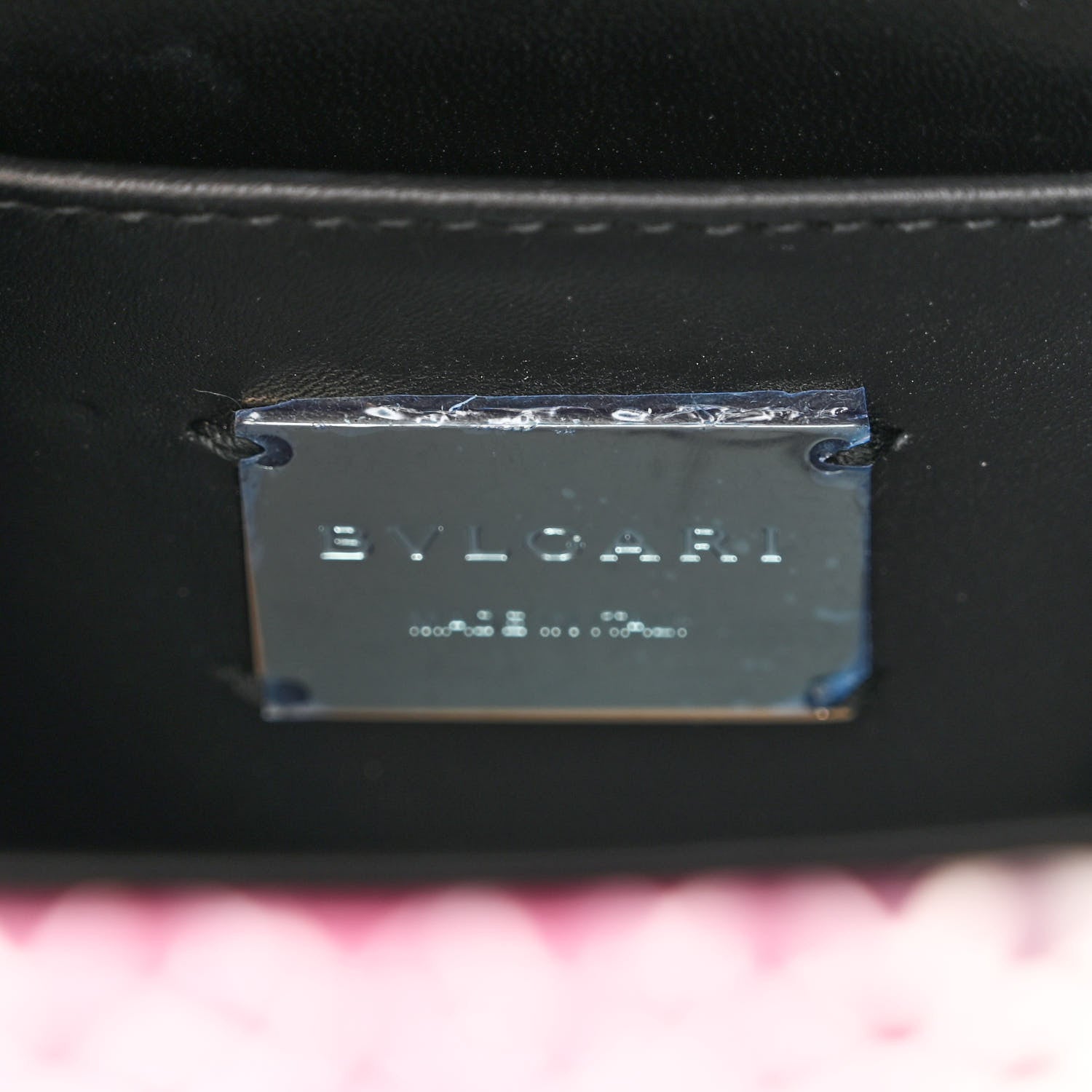 Bulgari Calfskin Elaphe Serpenti Forever Crossbody Bag Ruby Wine Black Multicolor 7 of 12