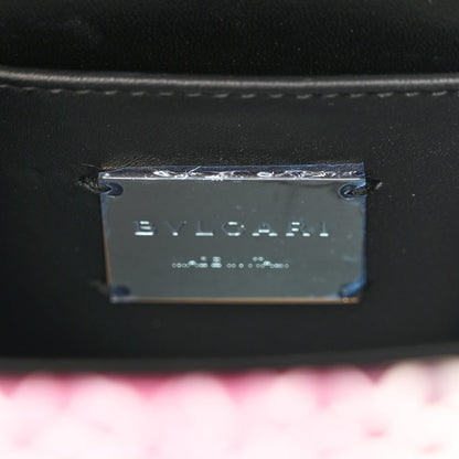 Bulgari Calfskin Elaphe Serpenti Forever Crossbody Bag Ruby Wine Black Multicolor 7 of 12