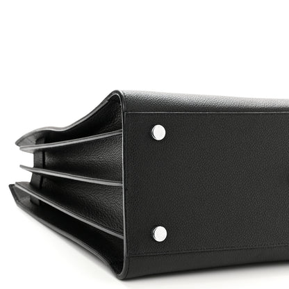 Saint Laurent Grained Calfskin Small Sac De Jour Black 9 of 10