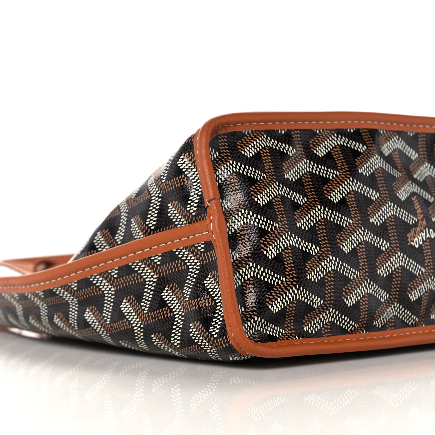 Goyard Goyardine Reversible Mini Anjou Black Gold 10 of 17