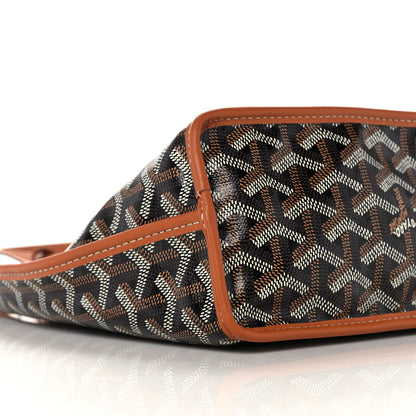 Goyard Goyardine Reversible Mini Anjou Black Gold 10 of 17