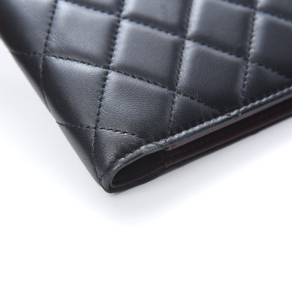 Chanel Lambskin Quilted Large Agenda Cover Black 9 of 13