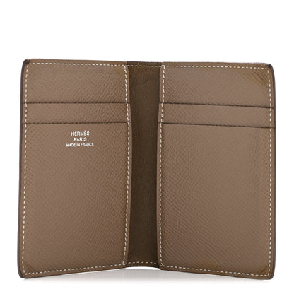 Hermes Epsom MC2 Euclide Card Holder Case Etoupe 5 of 8
