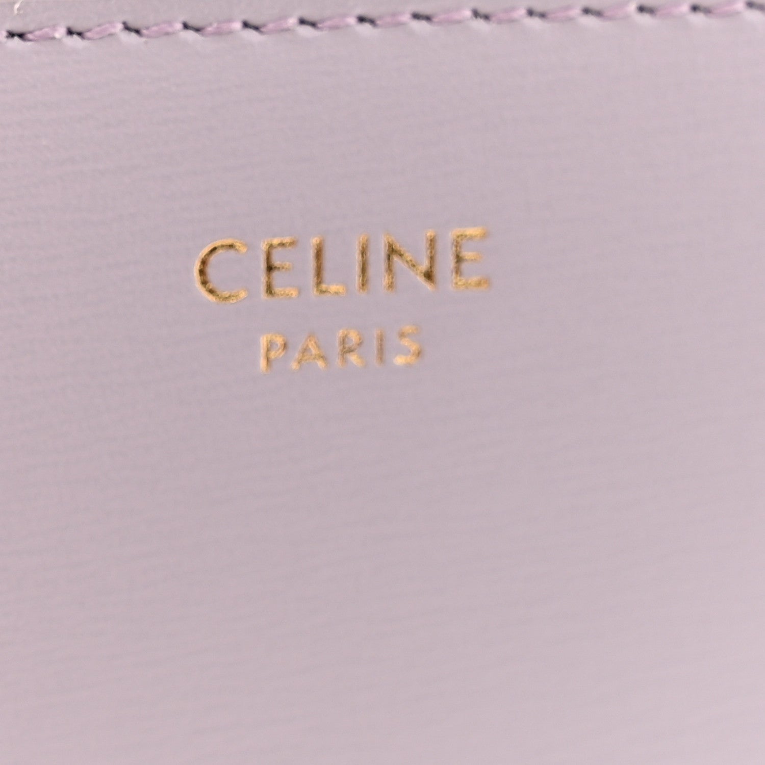Celine Shiny Calfskin Triomphe Margo Wallet on Chain Light Lavender 6 of 10