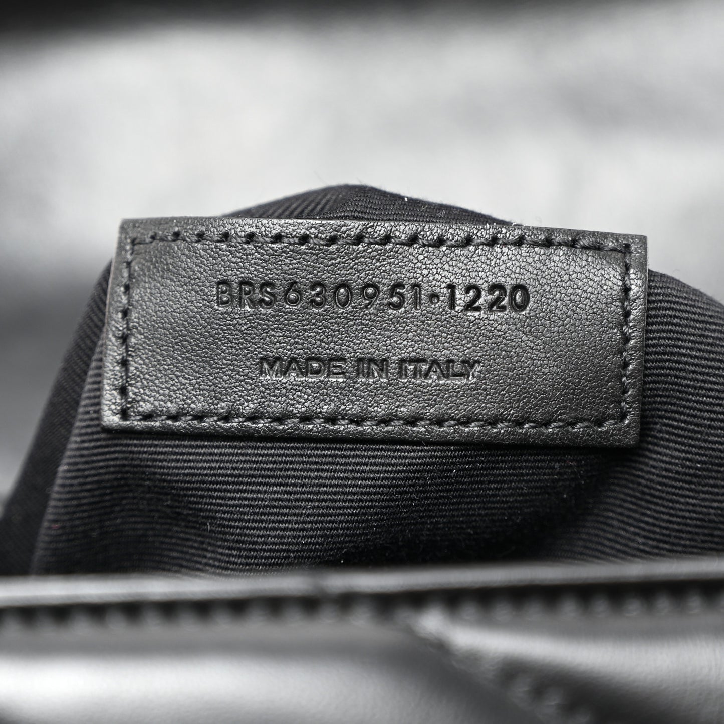 Calfskin Y Quilted Monogram Toy Loulou Crossbody Bag Black