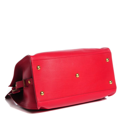 Saint Laurent Calfskin Medium Classic Y Cabas Red 4 of 9