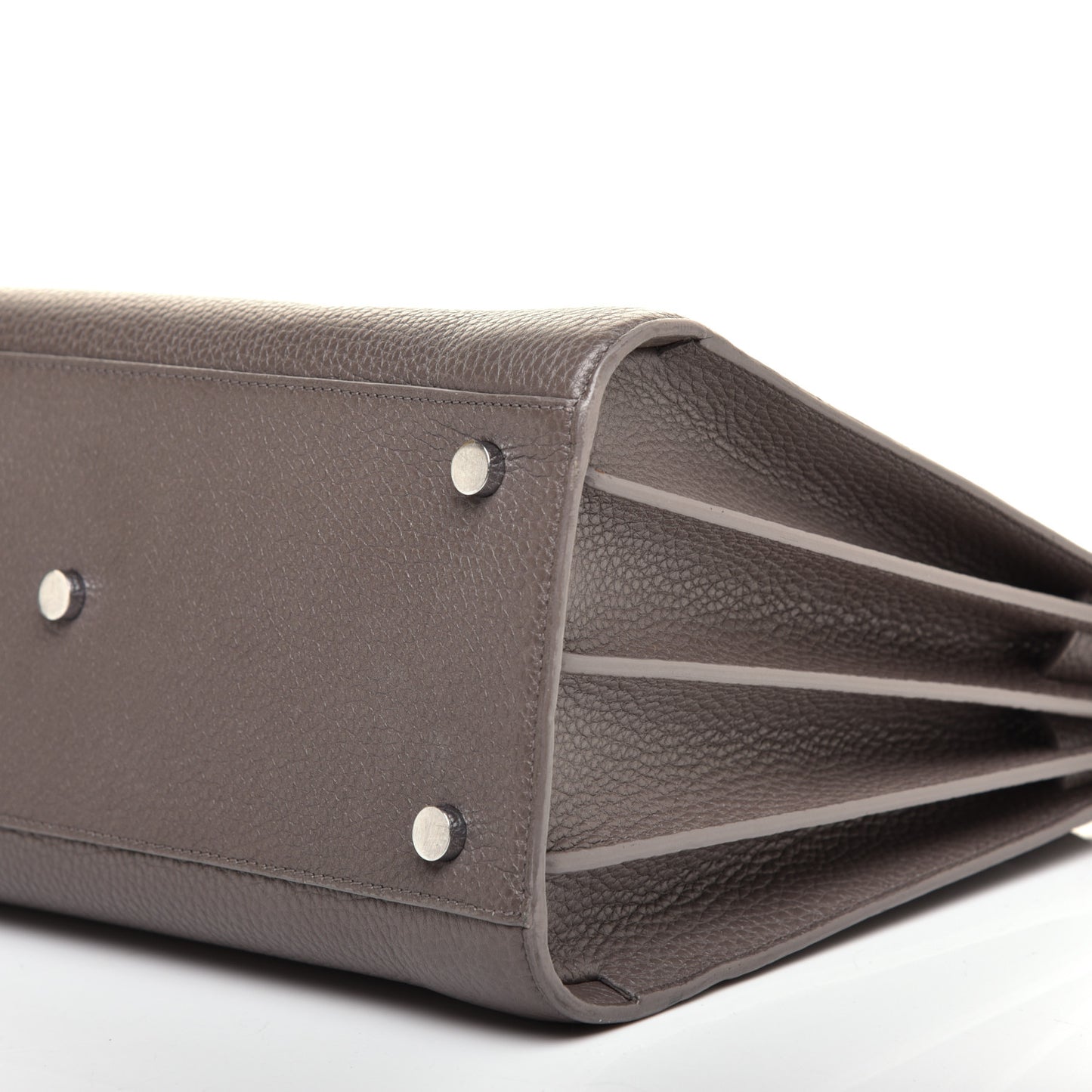 Grained Calfskin Small Sac De Jour Dark Anthracite
