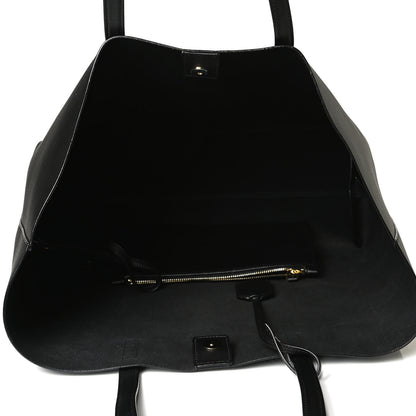 Saint Laurent Calfskin Large Shopping Tote Black 5 of 10