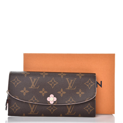 Louis Vuitton Monogram Bloom Flower Emilie Wallet 8 of 8