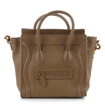 Celine Smooth Calfskin Nano Luggage Camel 1 of 9