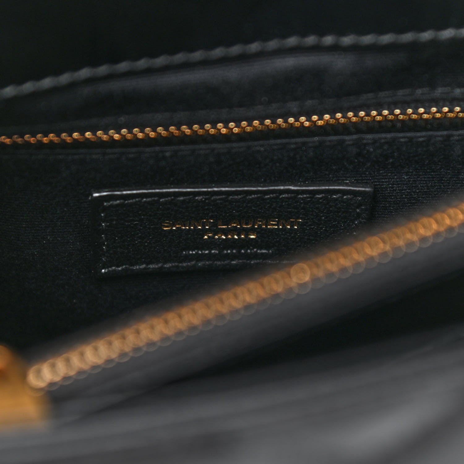 Saint Laurent Calfskin Y Quilted Monogram Medium Loulou Chain Satchel Black 7 of 9