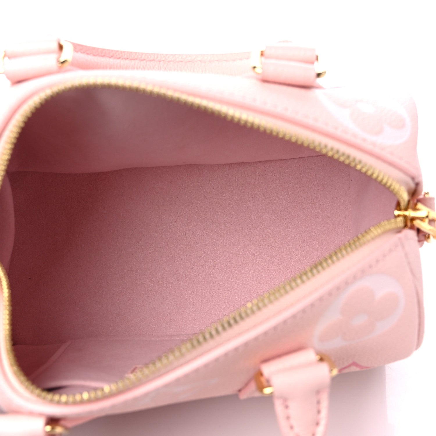Louis Vuitton Empreinte Monogram Giant Speedy Bandouliere 20 Degrade Rose Pink 5 of 8