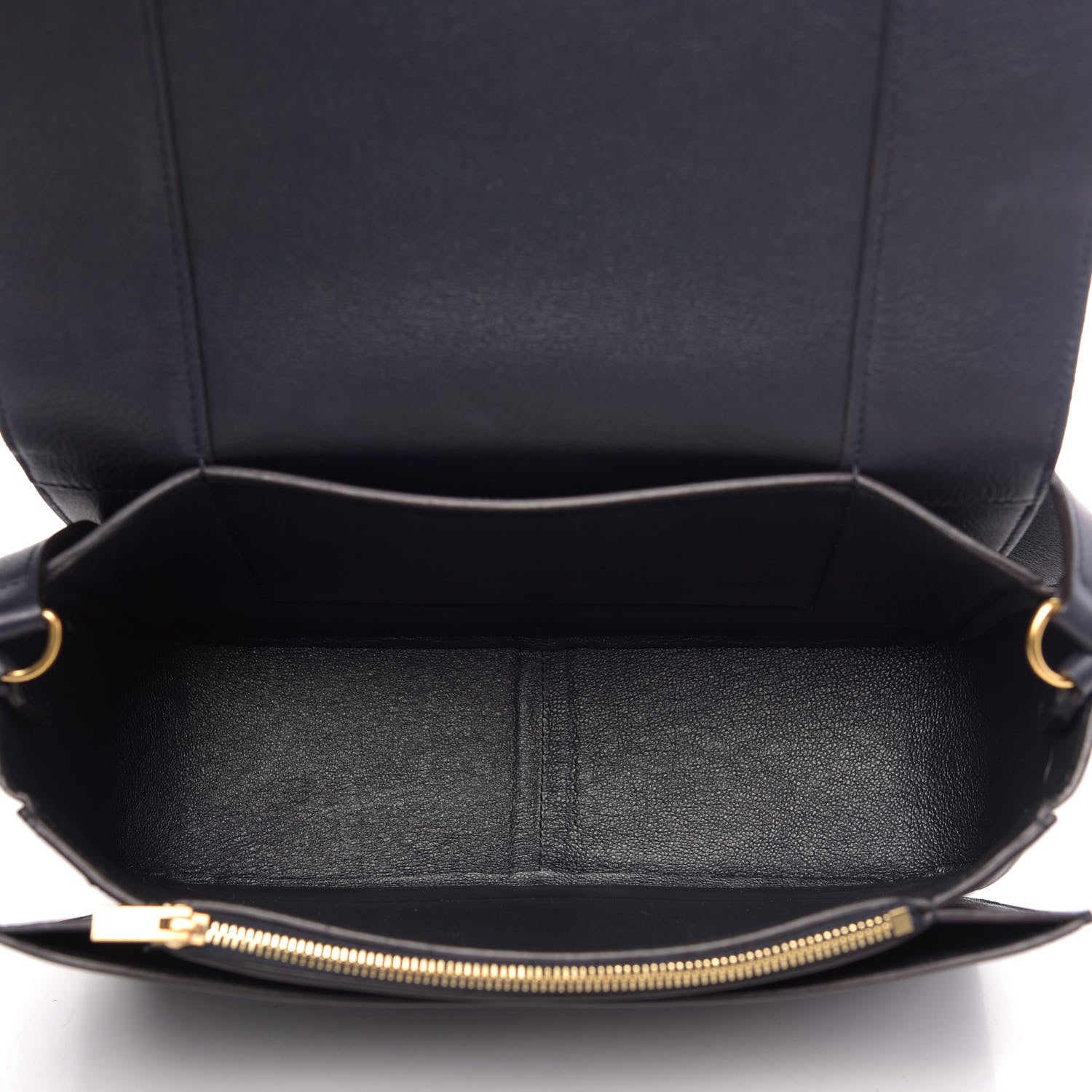Celine Shiny Smooth Calfskin Medium Frame Shoulder Bag Steel Blue Plum 5 of 13