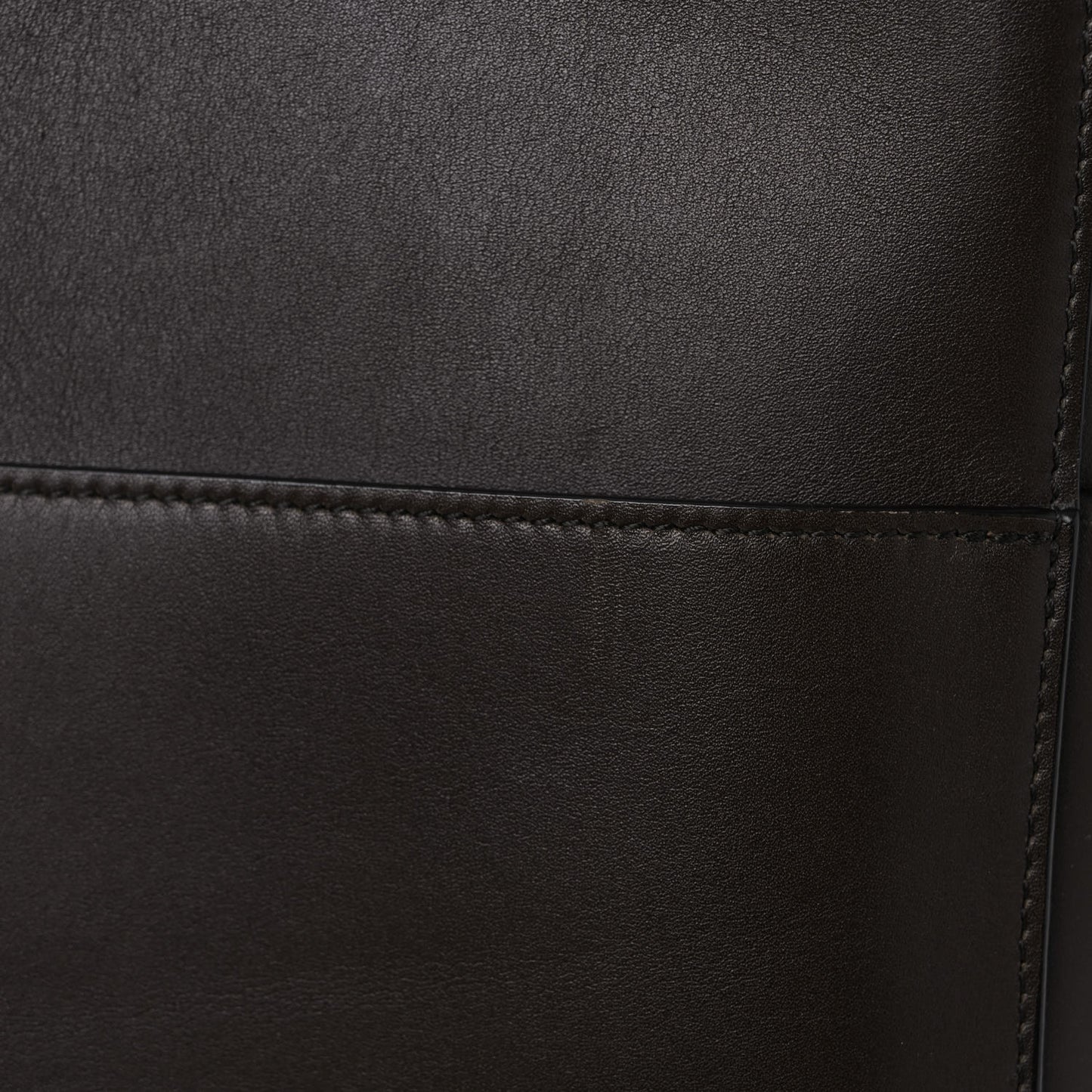 Supersoft Calfskin Sangle Bucket Bag Wood