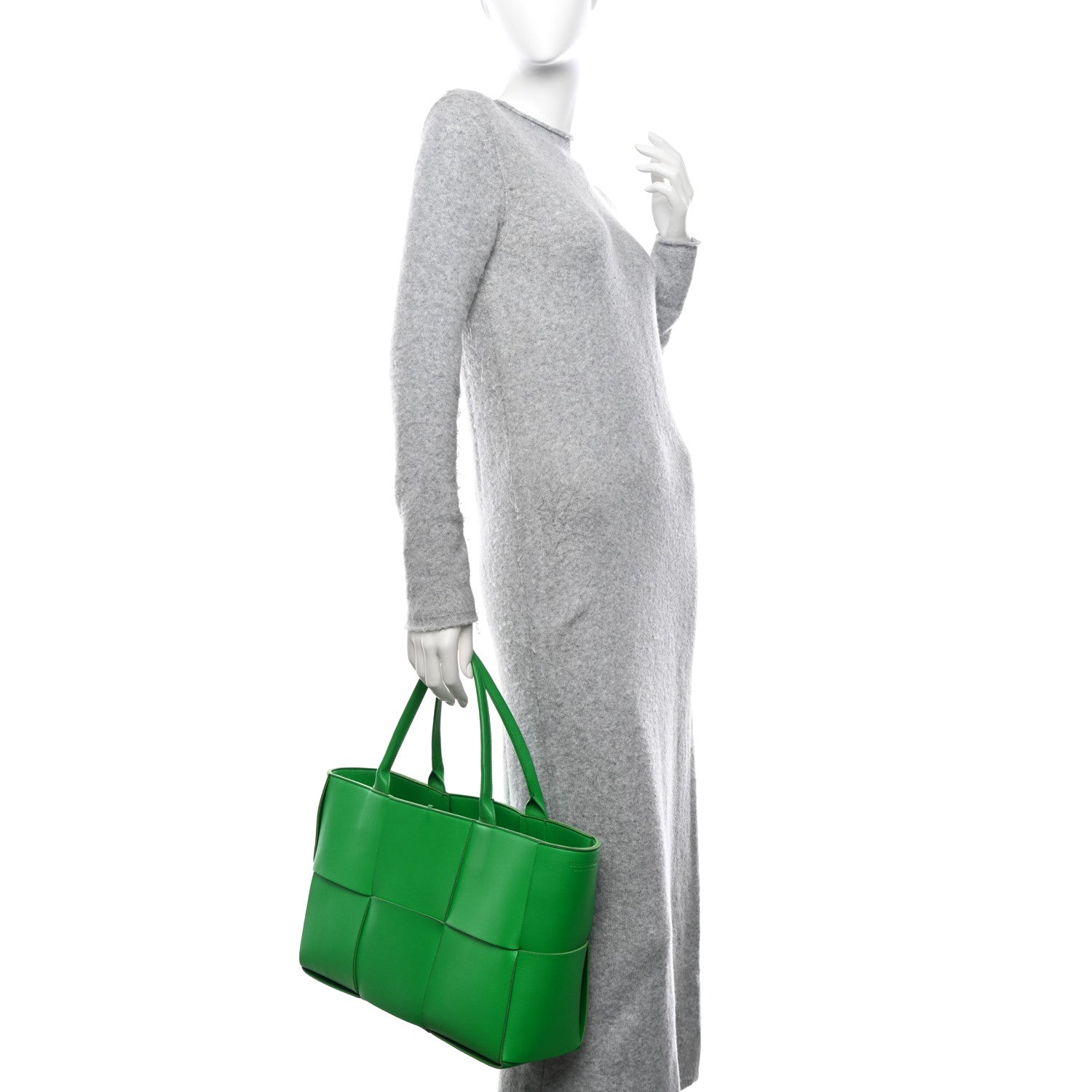 Bottega Veneta Nappa Maxi Intrecciato Medium Arco Tote Parakeet 2 of 11