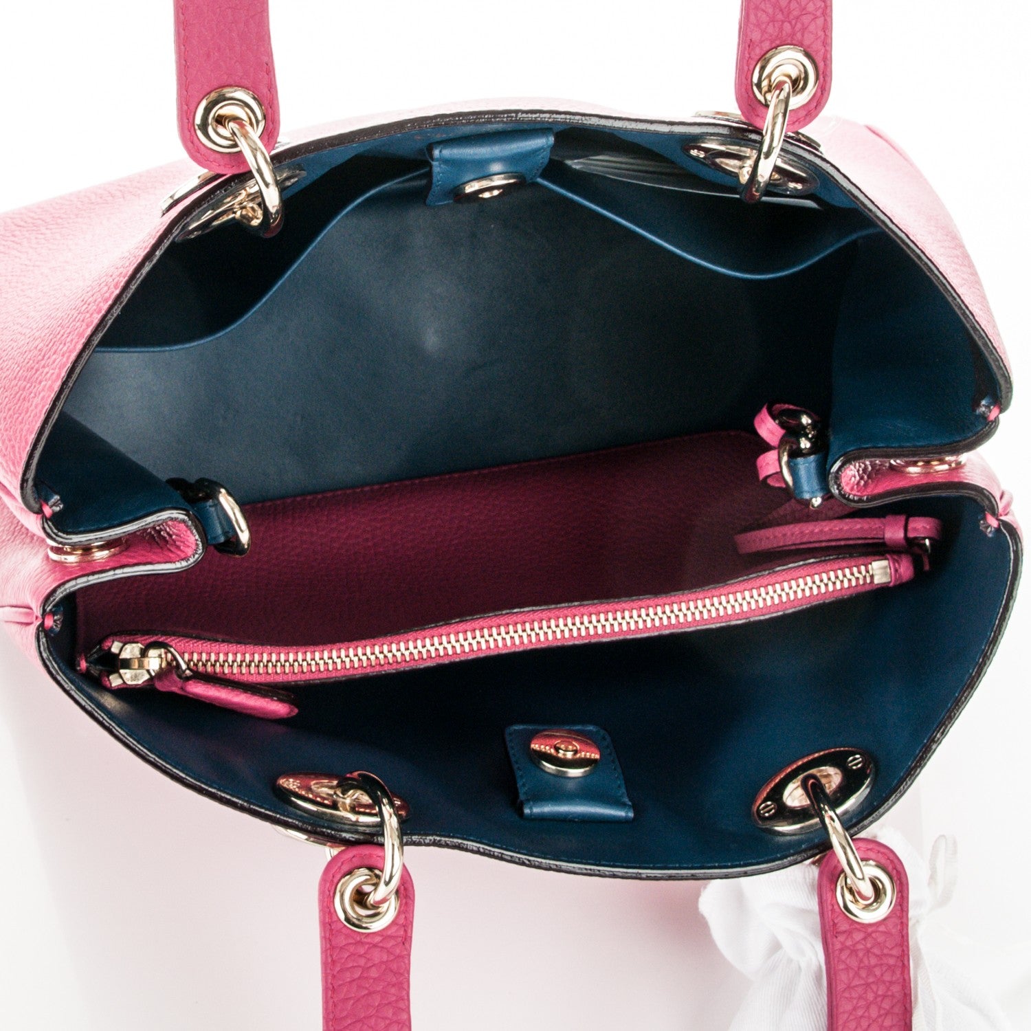 Christian Dior Bullcalf Medium Diorissimo Pink 5 of 6