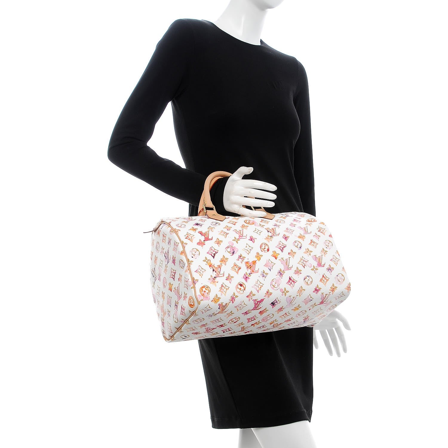 Louis Vuitton Watercolor Aquarelle Speedy 35 White 2 of 7