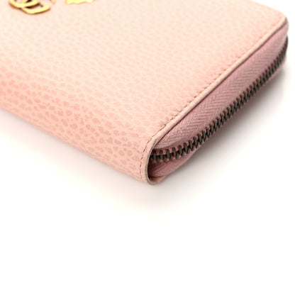 Gucci Calfskin Butterfly Farfalla Zip Around Wallet Perfect Pink 8 of 9