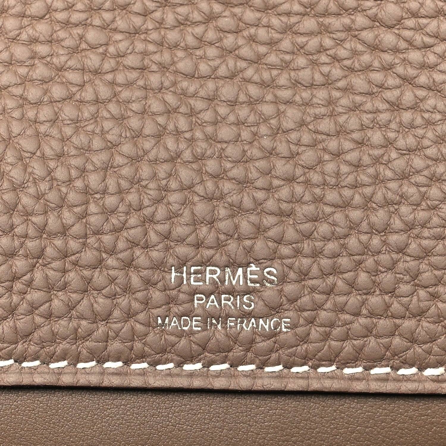 Hermes Togo Sac A Depeches 21 Messenger Bag Etoupe 6 of 11