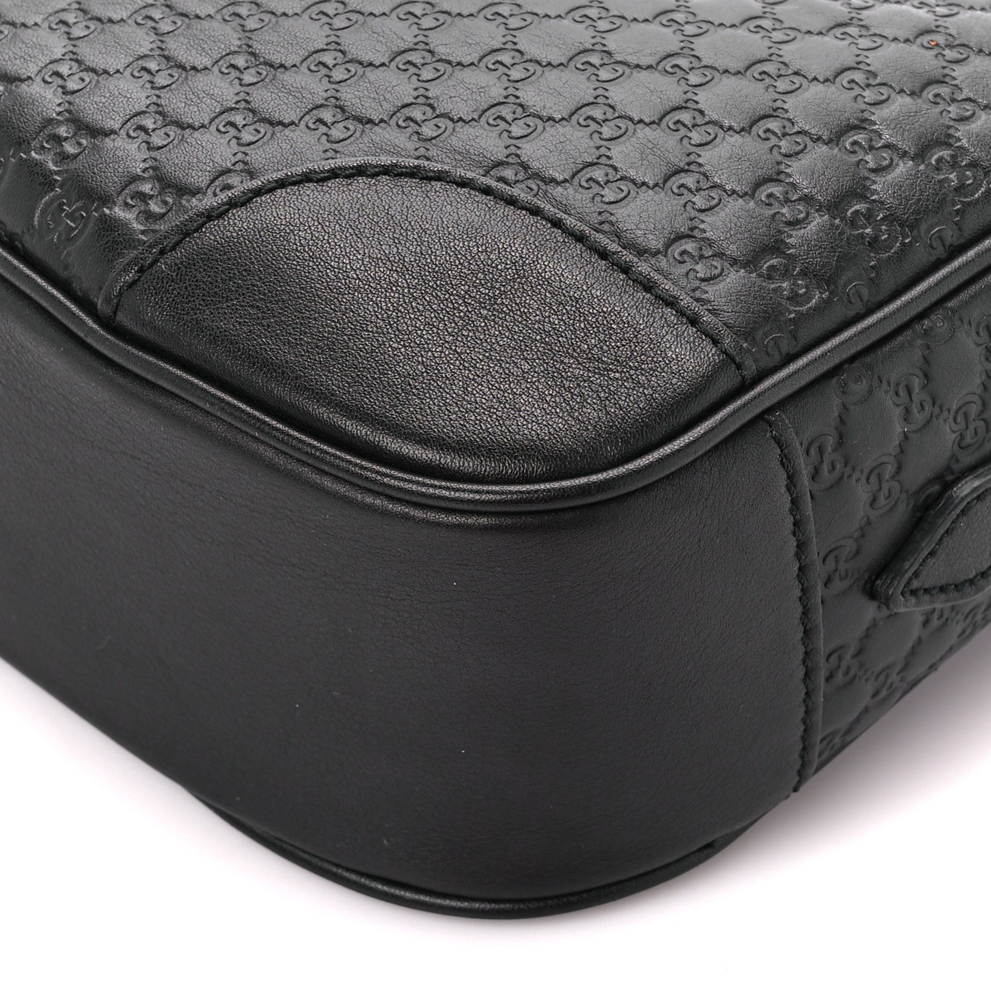 Microguccissima Mini Bree Messenger Bag Black