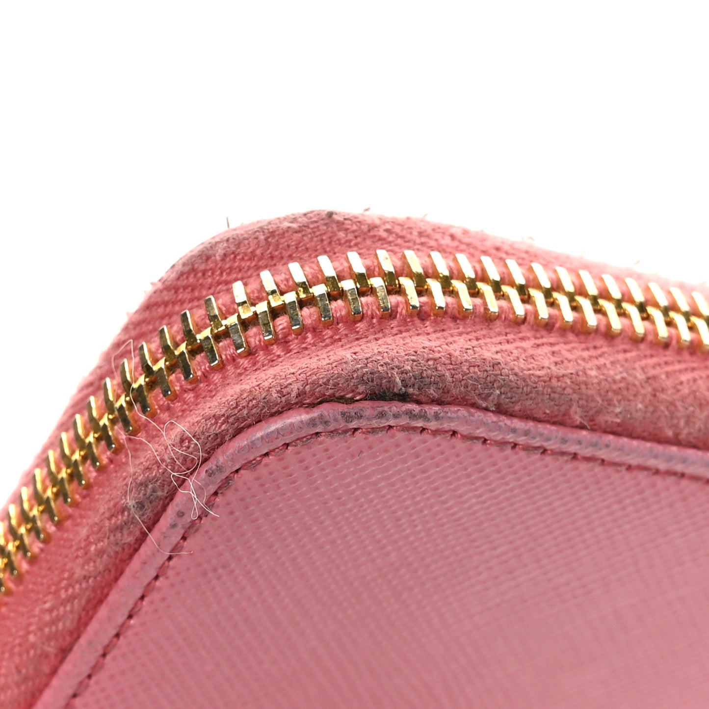 Saffiano Metal Zip Coin Purse Geranio