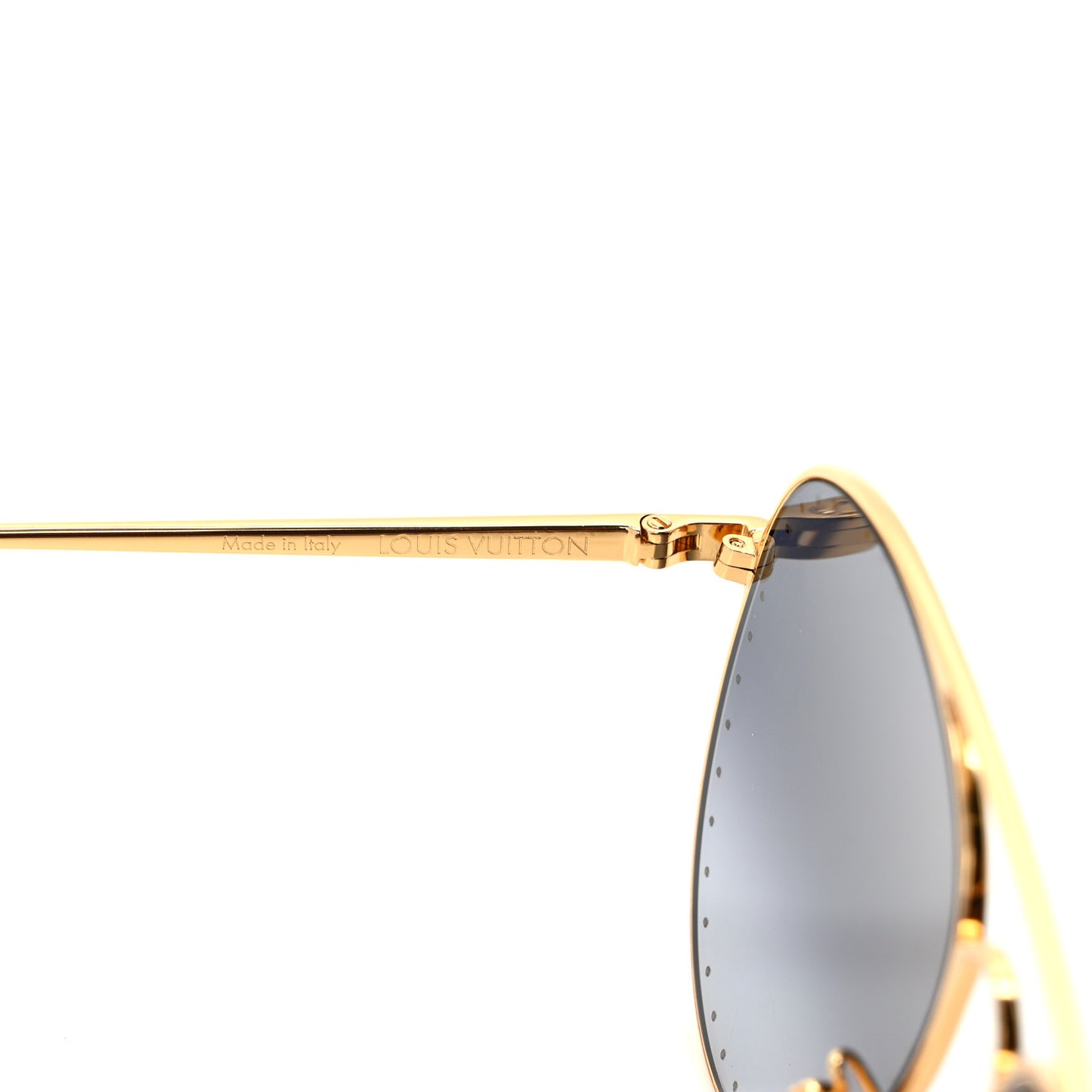 Metal LV Trunk Pilot Sunglasses Z1506U Blue