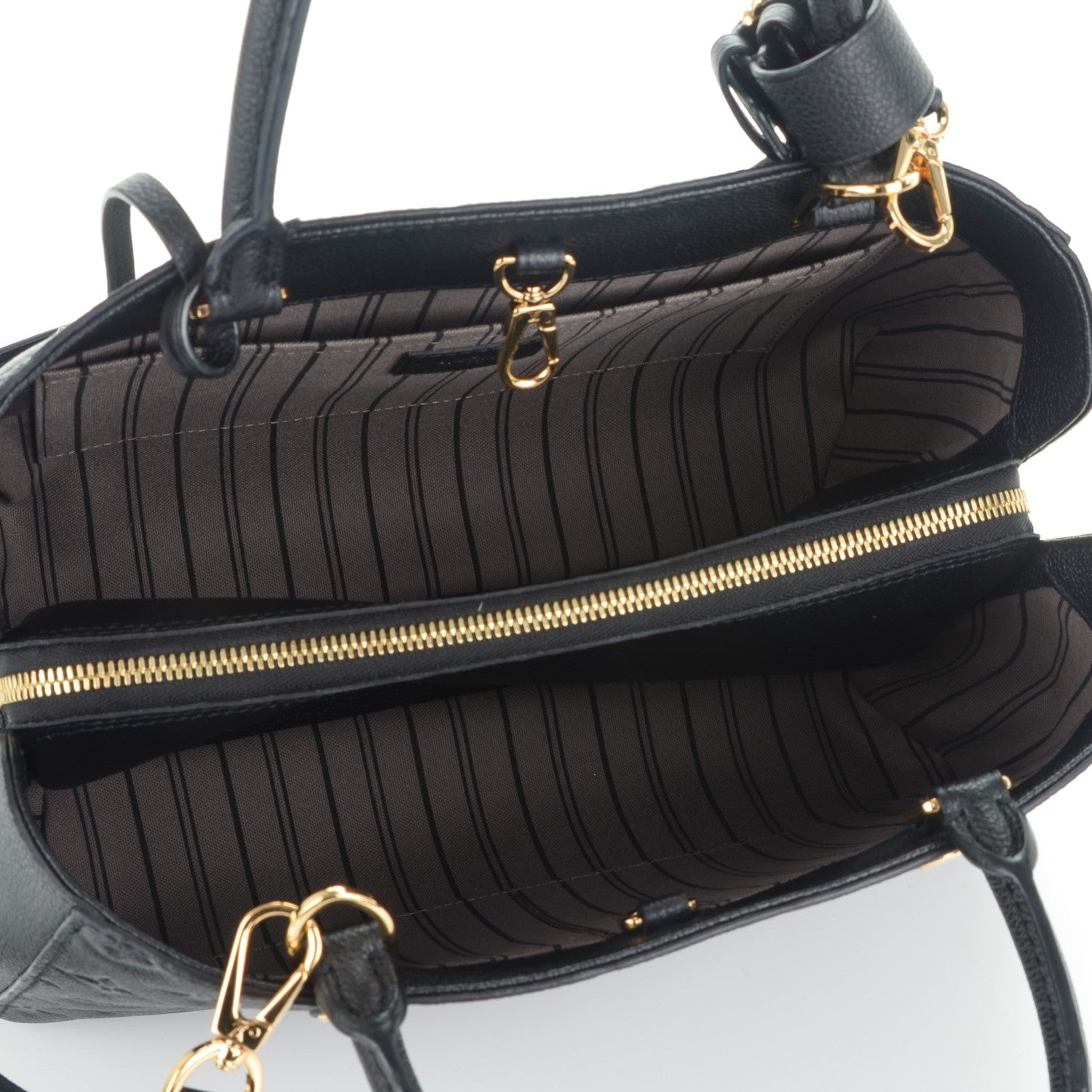 Louis Vuitton Empreinte Montaigne MM Black 5 of 8