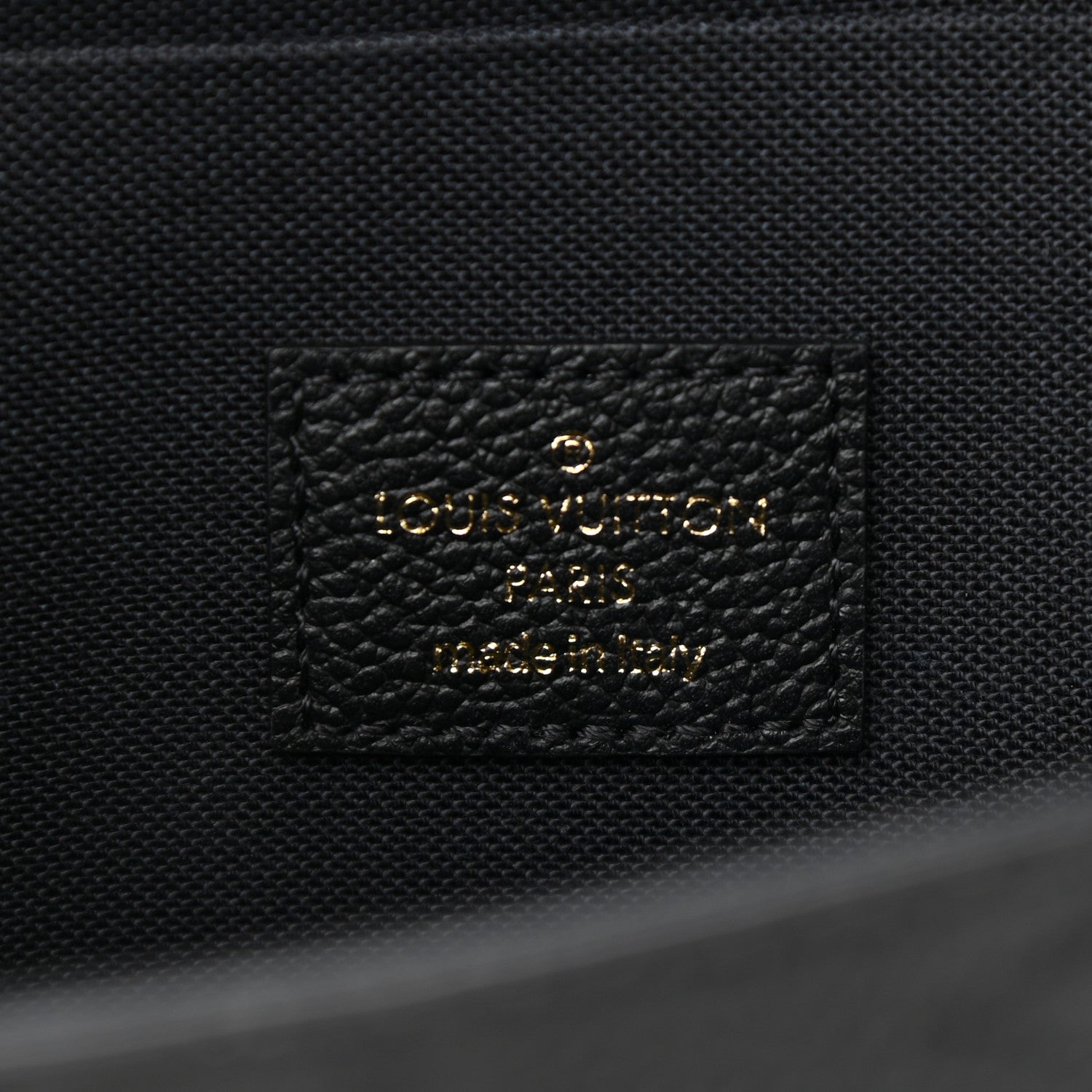 Louis Vuitton Empreinte Pochette Felicie Chain Wallet Black 7 of 12