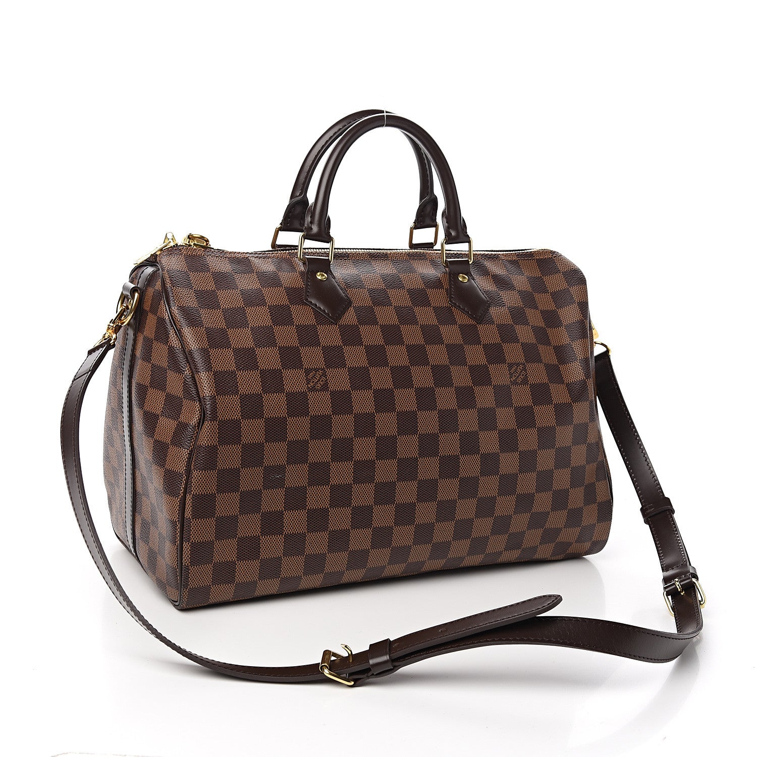 Louis Vuitton Damier Ebene Speedy Bandouliere 35 2 of 10