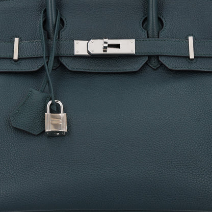 Hermes Togo Birkin 30 Vert Cypress 8 of 10