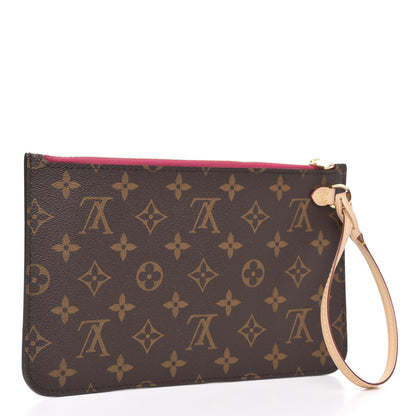 Louis Vuitton Monogram Neverfull MM GM Pochette Pivoine 3 of 8