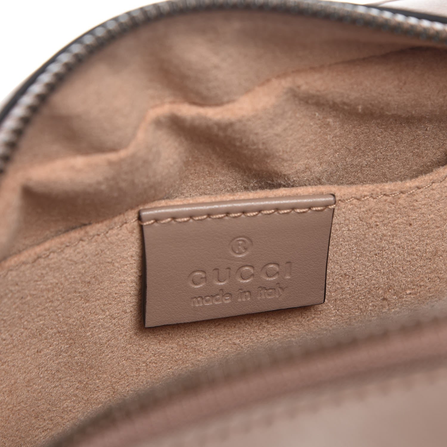 Gucci Calfskin Matelasse Small GG Marmont Chain Shoulder Bag Taupe 6 of 17