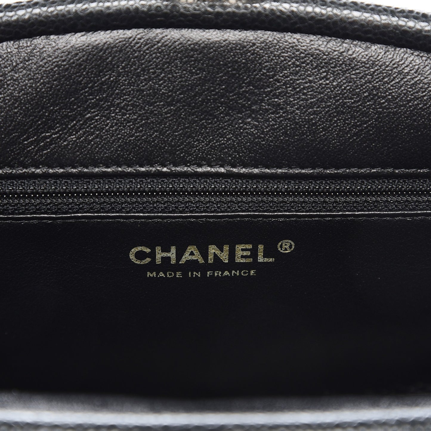 Caviar Quilted Timeless Clutch Black