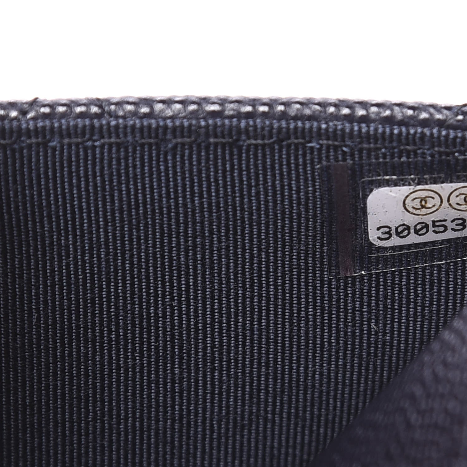 Chanel Caviar Quilted Wallet On Chain WOC Navy Blue 7 of 10