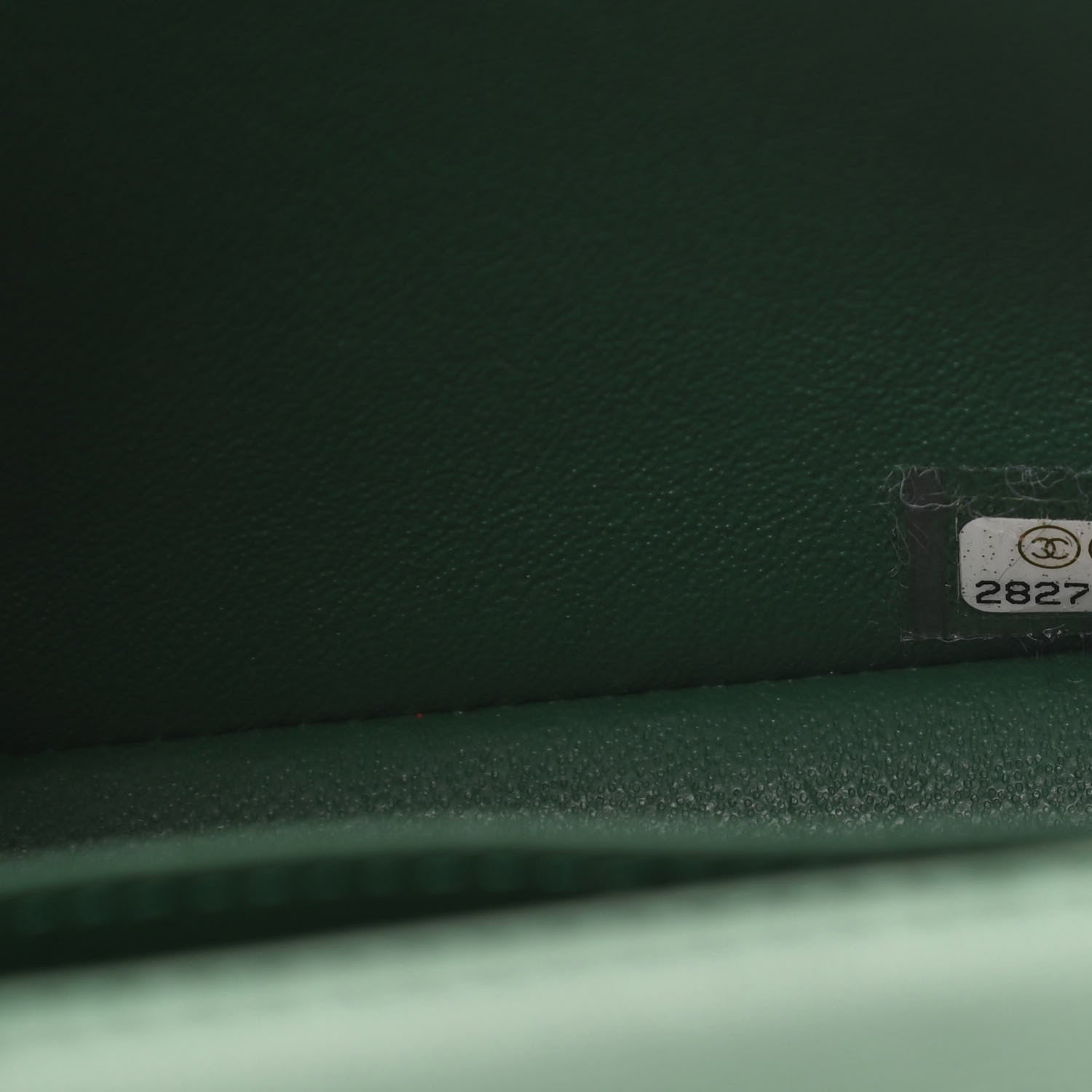 Chanel Lambskin Quilted Mini Rectangular Flap Green 7 of 13