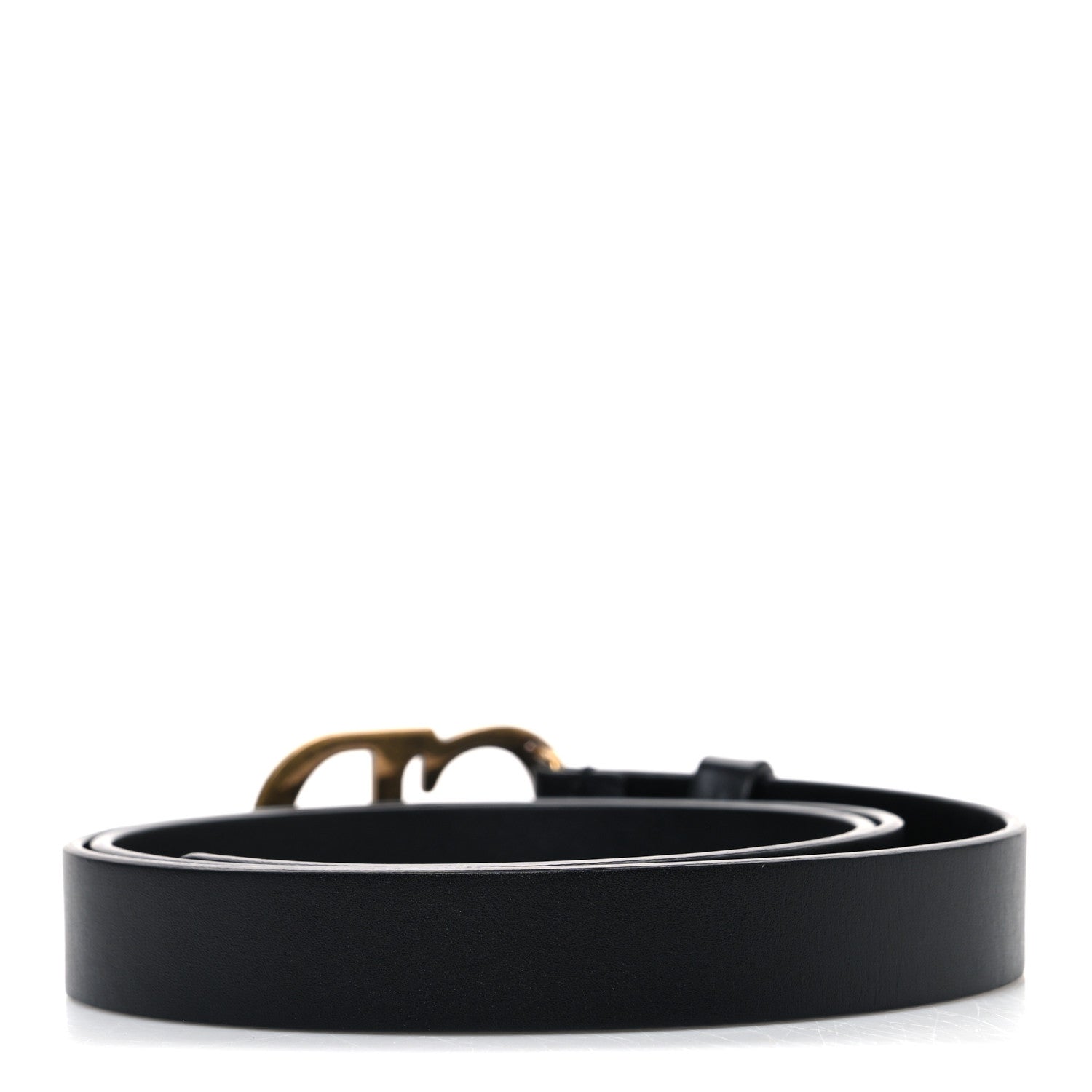 Louis Vuitton Calfskin Saddle Belt 85 34 Black 2 of 6