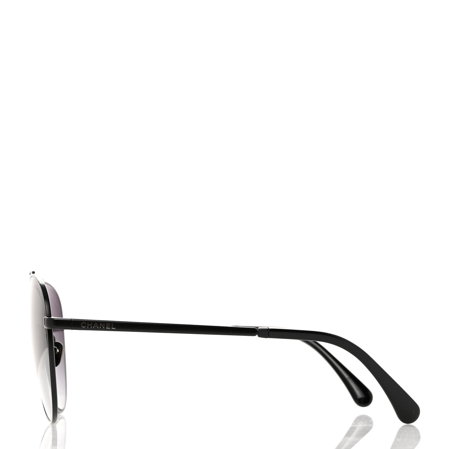 Chanel Metal Aviator Sunglasses 4279-B Black 3 of 7