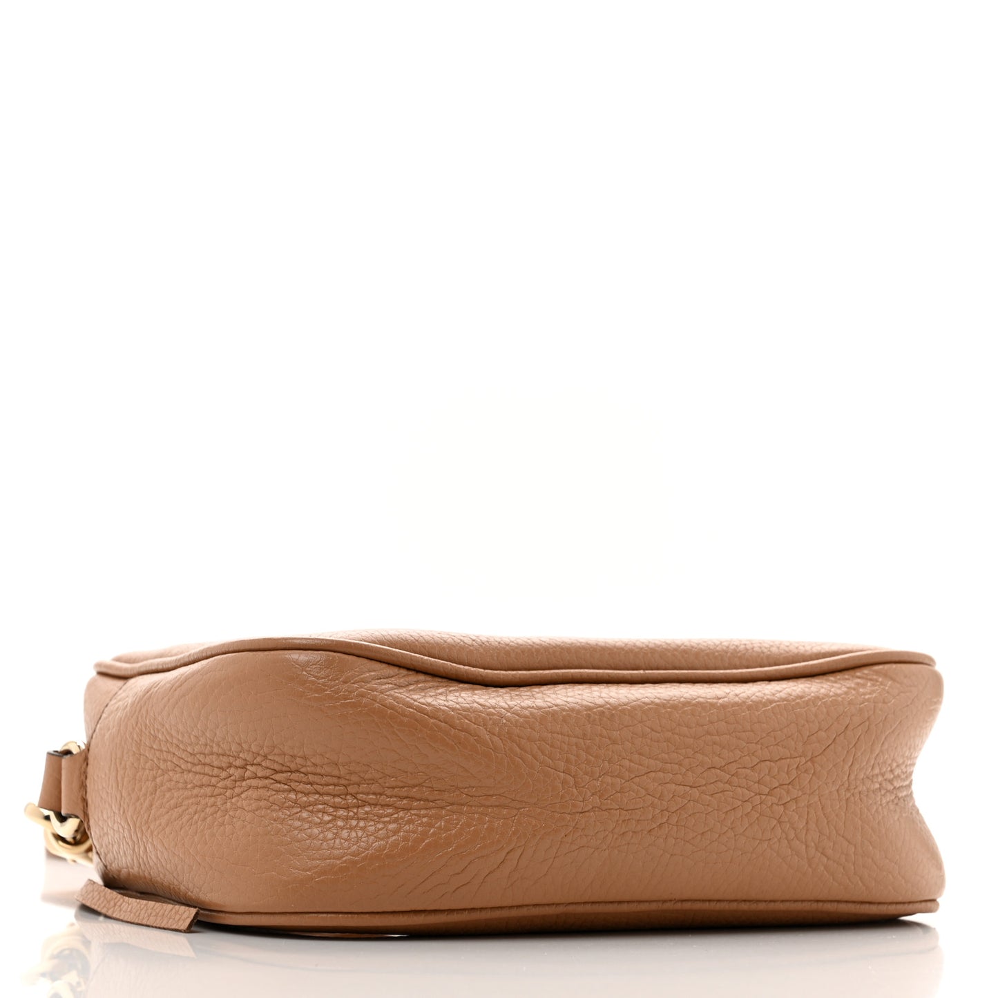 Pebbled Calfskin Small Soho Disco Bag Camelia